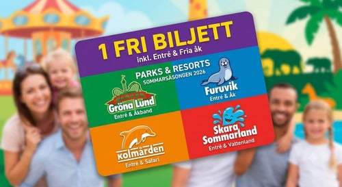 1 st Värdekod till Parks & Resorts sommarsäsong 2026