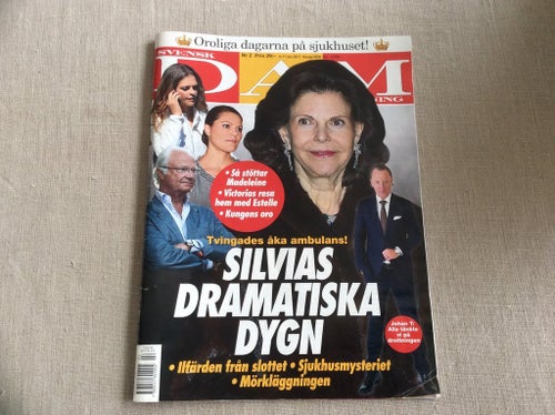 Svensk Damtidning Nr 2 2017 Drottning sjuk,Vicky von der Lancken,Kung familjen