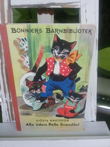Alla tiders Pelle Svanslös barnbok Gösta Knutsson Bonniers Grafiska 1978
