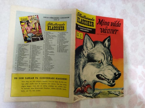 Illustrerade Klassiker nr 97 Mina vilda vänner Ernst Thompson Seton Very Good +