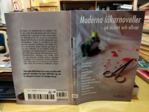 Moderna läkarnoveller på skämt och allvar, Bok. Very Fine plus