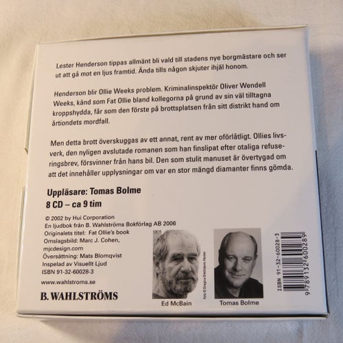 Fat Ollies Bok - Ed McBain - CD Ljudbok