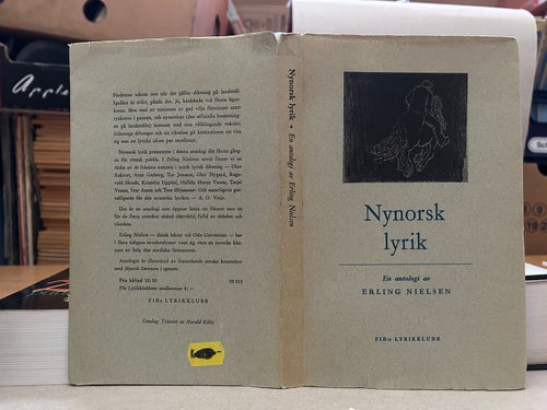 Nynorsk lyrik En antologi av Erling Nielsen, bok, Very good plus