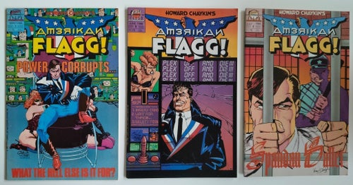 American Flagg! by Howard Chaykin, 1988 Issues 1-3