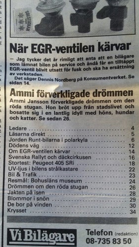 Vi bilägare nr 3 1989: Peugeot 405 SRi, Audi Coupé 20V, Mazda 121, Saab 900 i16