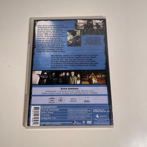 DVD - Blodsbröder. Liam Norberg Thorsten Flink.
