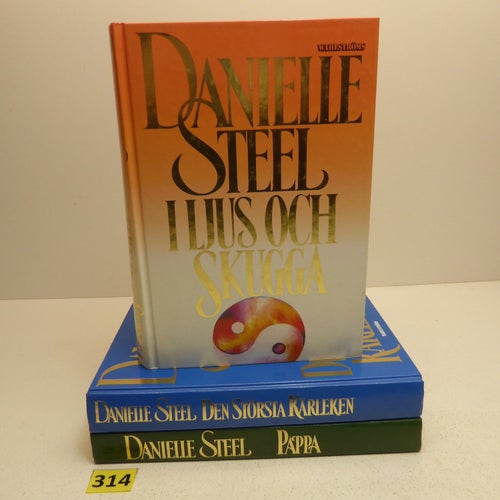 Danielle Steel x3 Bokpaket med hårdpärm - Titlar i beskrivning