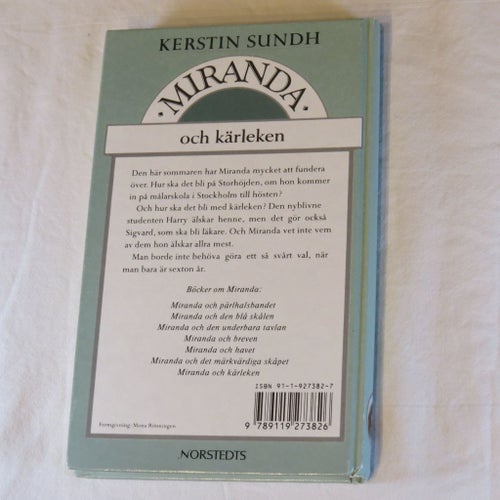 Miranda och kärleken av Kerstin Sundh