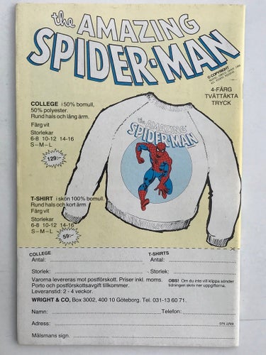 Spindelmannen - 1988:2. FN-VF