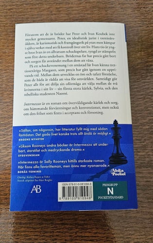 Sally Rooney - Intermezzo (svensk utgåva) - Som ny