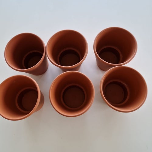 Krukor - 6 stycken terrakotta