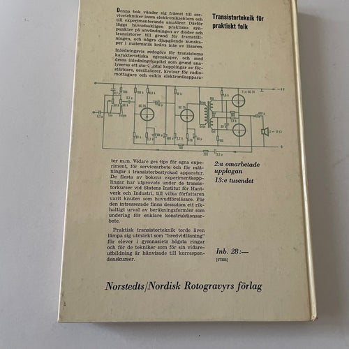 Praktisk transistor teknik. Kjell Jeppsson.