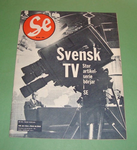 SE nr 48 1961 - Axel Wenner-Gren, Ralsviks-backen, svensk TV