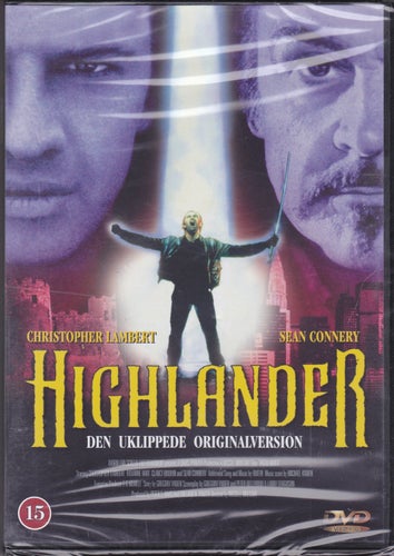 DVD / Highlander / Oklippt Originalversion / Sean Connery / Ny & Inplastad