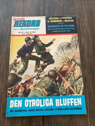 Tidningen Rekord med Sportrevyn nr 43 1965