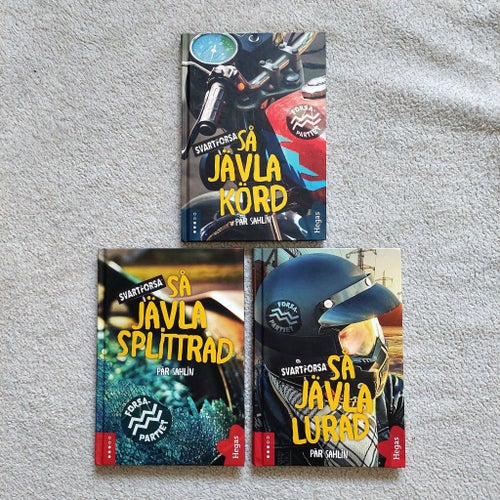 Svartforsa x3 (hela boktrilogin) | Pär Sahlin | inbundna | utmärkt skick!