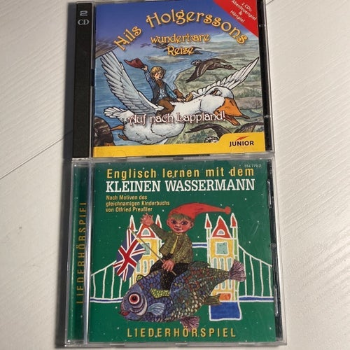 Nils Holgerssons underbara resa på tyska & Engelska med Lilla Vattenmannen