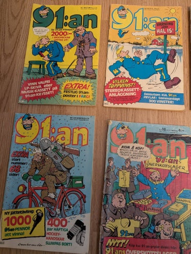 91:an tidningar från 1978 - 7st