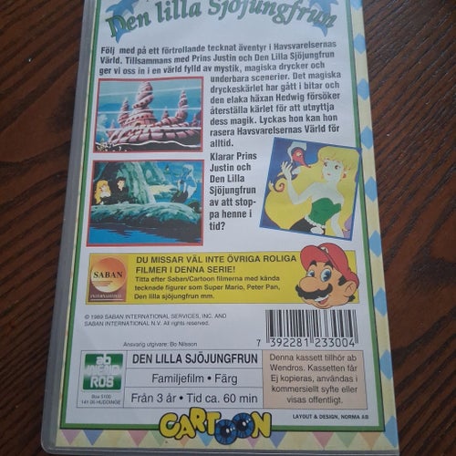 Den lilla Sjöjungfrun VHS