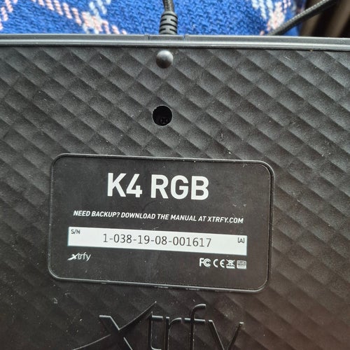 Xtrfy K4 RGB Gaming Tangentbord