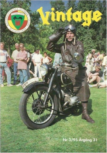 VINTAGE NR 3 1995 - MOTORHISTORISKA KLUBBEN I SKÅNE