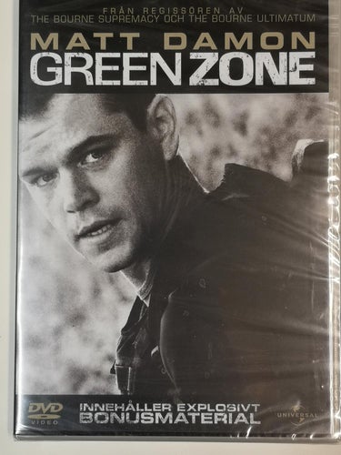DVD Green Zone Matt Damon Svensk text INPLASTAD