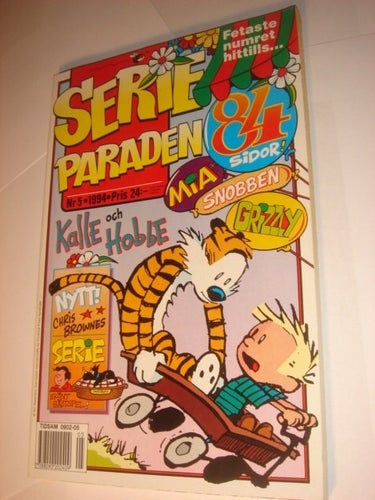 SERIEPARADEN (svensk) NY OLÄST 1994 Nr 5 Skada TJOCKT