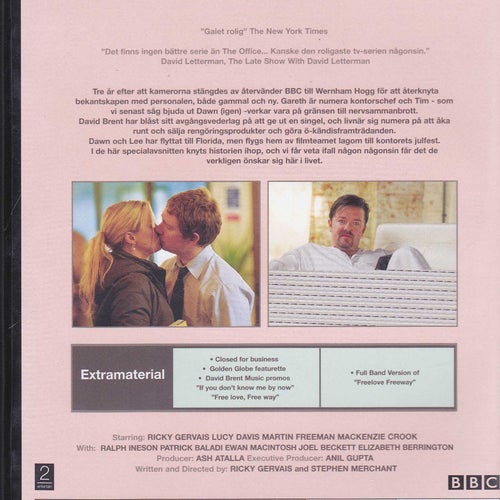 DVD / The Office - Julfesten / Ricky Gervais, Lucy Davis, Martin Freeman