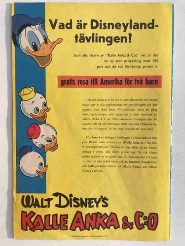 Walt Disney´s Serier - 1956:8 FN-