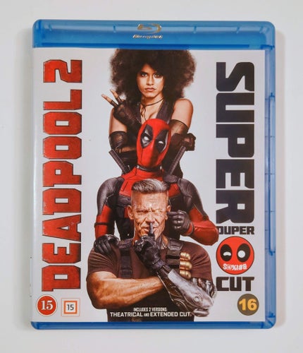 DEADPOOL 2 - Bluray - 2-disc - båda skivor är spegelblanka