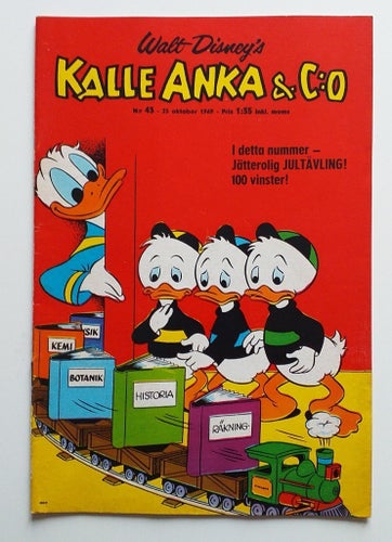 Kalle Anka & C:o, Walt Disney, nr 43 1969