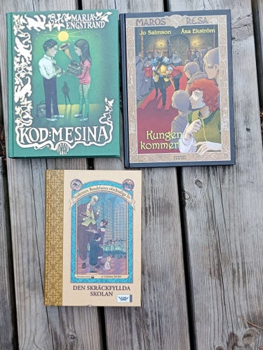 Bokpaket: Kod-Mesina, Den Skräck fyllda skolan & Kungen kommer