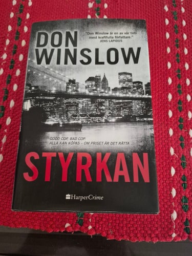 Styrkan bok av Don Winslow, 2019 spänningsroman/ deckare