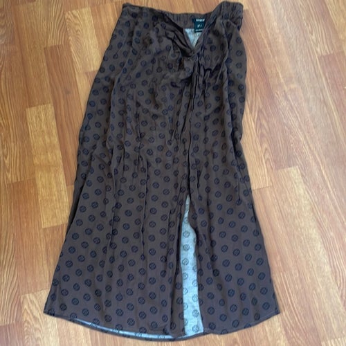 Lindex brun kjol, storlek S