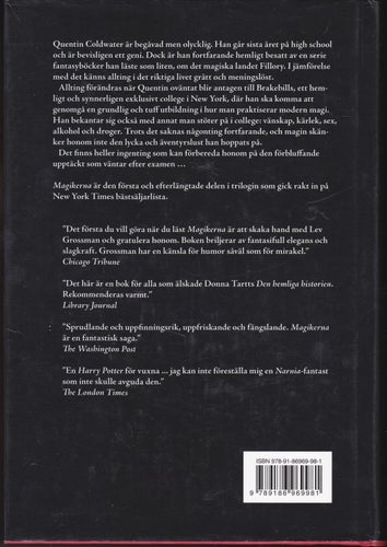 Lev Grossman / Magikerna (del 1 i trilogin) / Inbunden / Nyskick