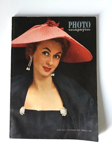 Photo magazin november 1955 Tysk fototidning 50-talet Fotografi Tidning Foto