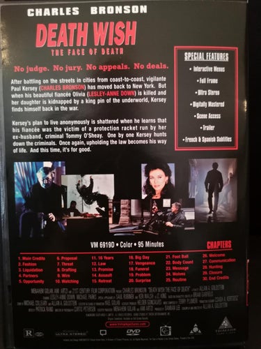 Death Wish 5 (1994) Allan A Goldstein med Charles Bronson och Lesley Anne Down.