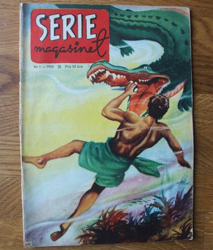 SERIEMAGASINET 1955 NR 1 med Flygbild
