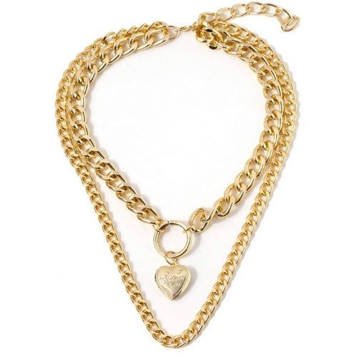 Elegant Halsband Med Hjärta Hänge