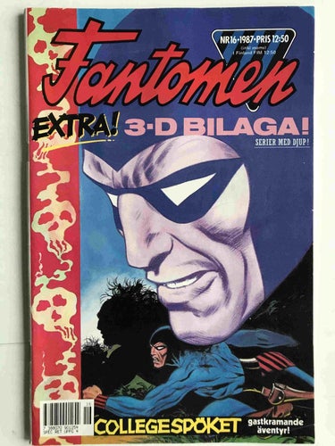 Fantomen - 1987:16 FN-VF med 3D-glasögon