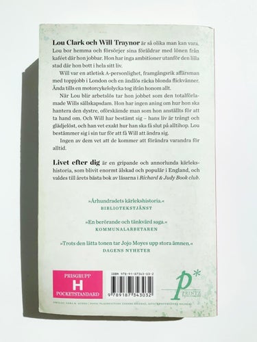 LIVET EFTER DIG - JOJO MOYES - POCKET