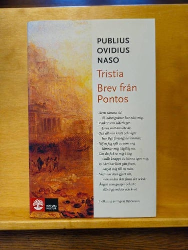 Tristia och brev från Pontos, Ovidius