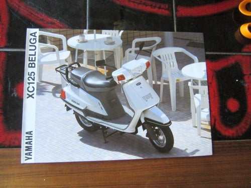 Yamaha XC125 Beluga 1990 Broschyr