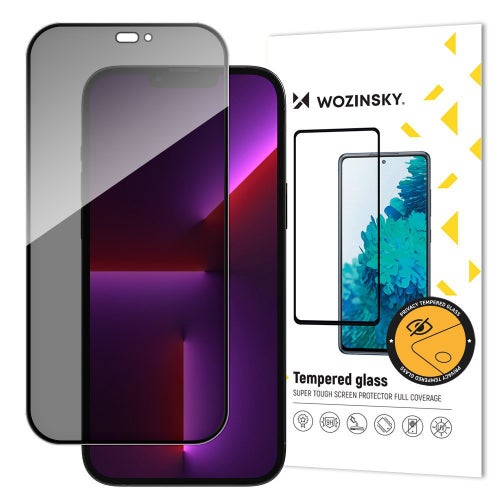 Wozinsky iPhone 15 Pro Max Privacy 9H Härdat Glas Skärmskydd | Sekretessfilter