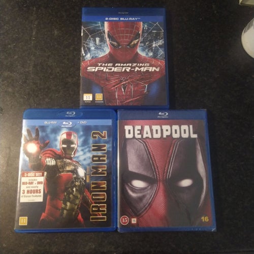 Blu-ray Filmer: The Amazing Spider-Man, Iron Man 2, Deadpool