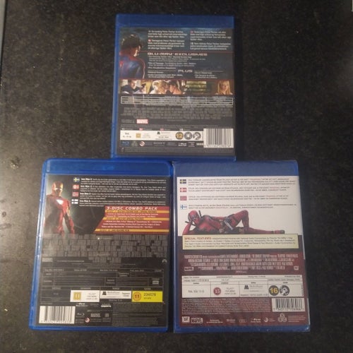 Blu-ray Filmer: The Amazing Spider-Man, Iron Man 2, Deadpool