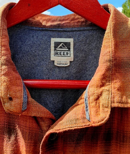 Reef orange skjorta, storlek MEDIUM/LARGE
