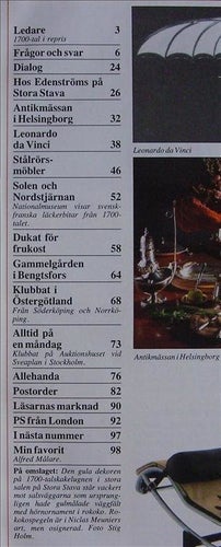 Antik&Auktion 1993/10.Edenström.Leobardo da Vinci.Breuer,Stam,Corbusier