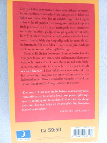 Den självläkande människan, Susanna Ehdin 2001