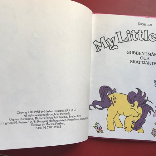 MY LITTLE PONY Gubben i månen 1986